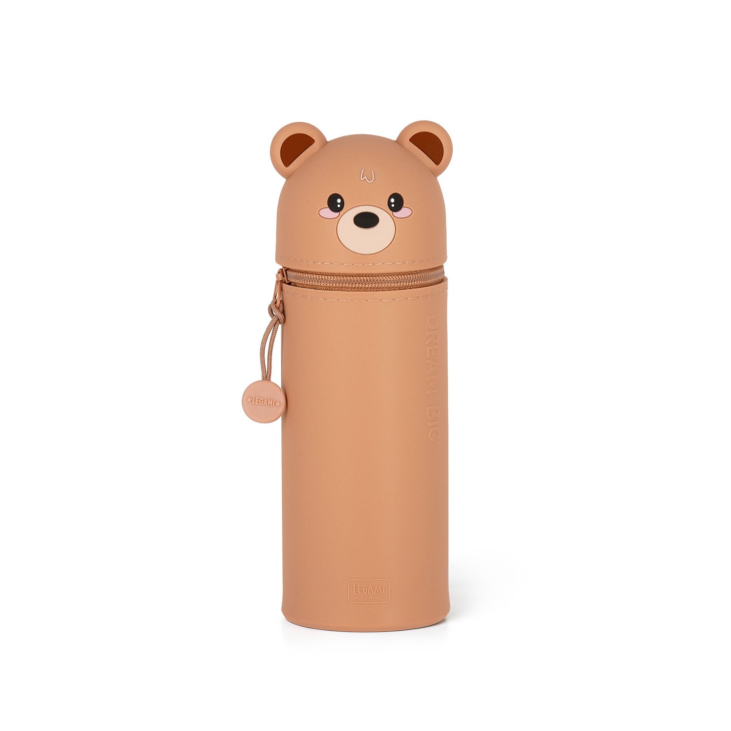 LEGAMI - 2-in-1 Soft Silicone Case - Kawaii Pencil Case - Teddy