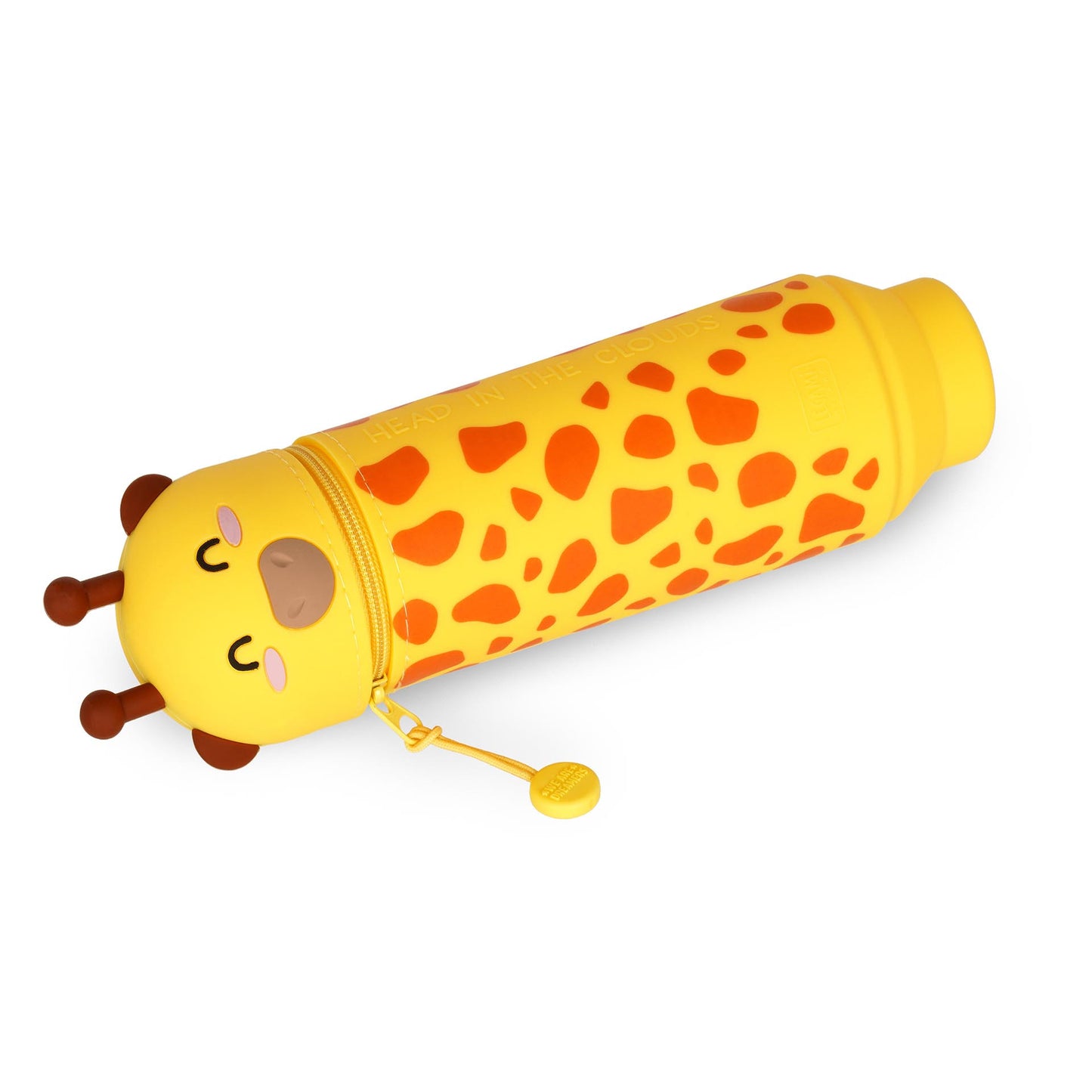 LEGAMI - 2-in-1 Soft Silicone Case - Kawaii Pencil Case - Giraffe
