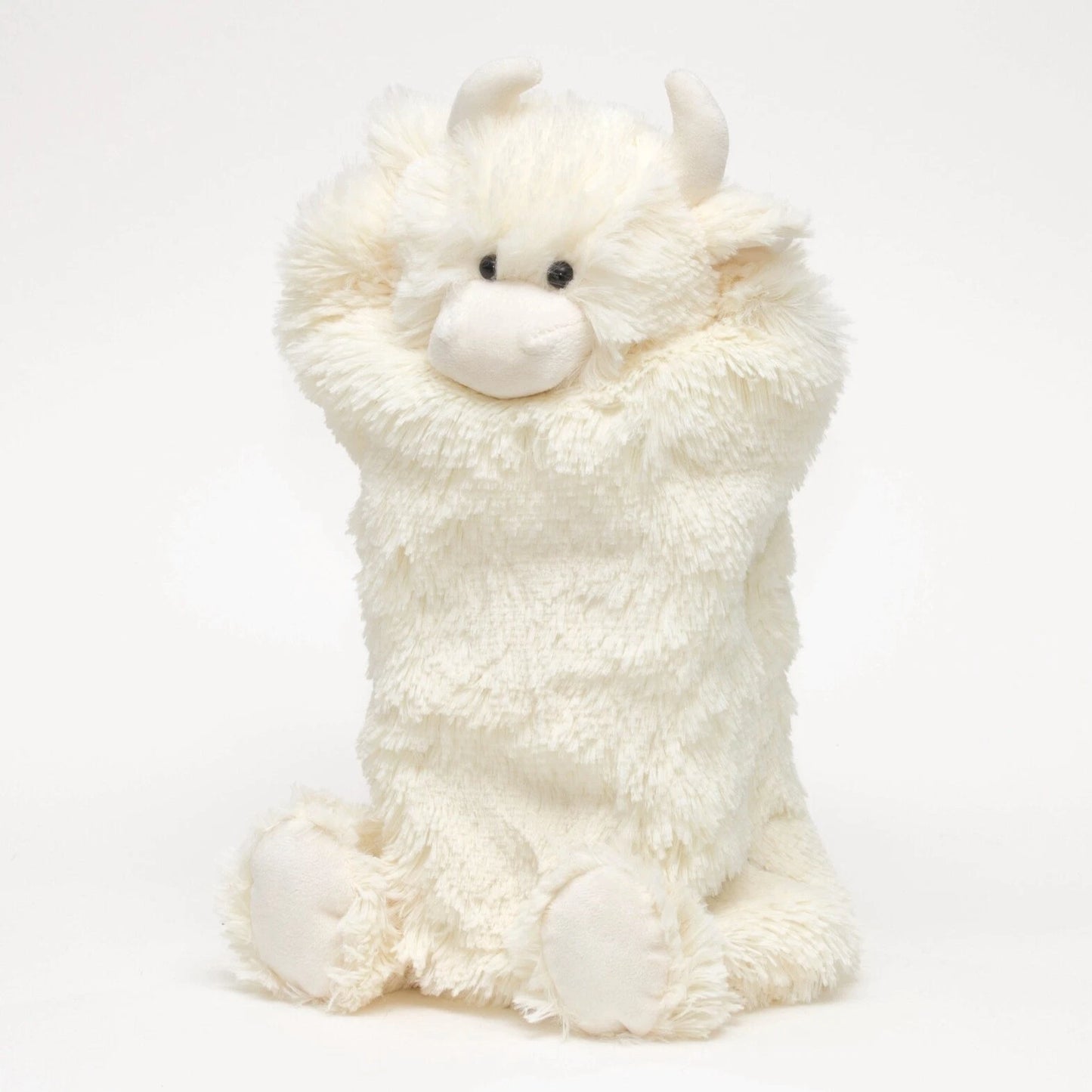 Jomanda Highland Cow Pyjama Case/Hot Water Bottle Cream Case - 39cm