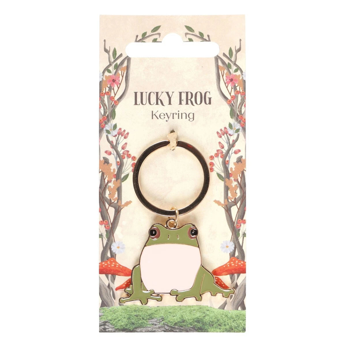 Lucky Frog - Enamel Keyring