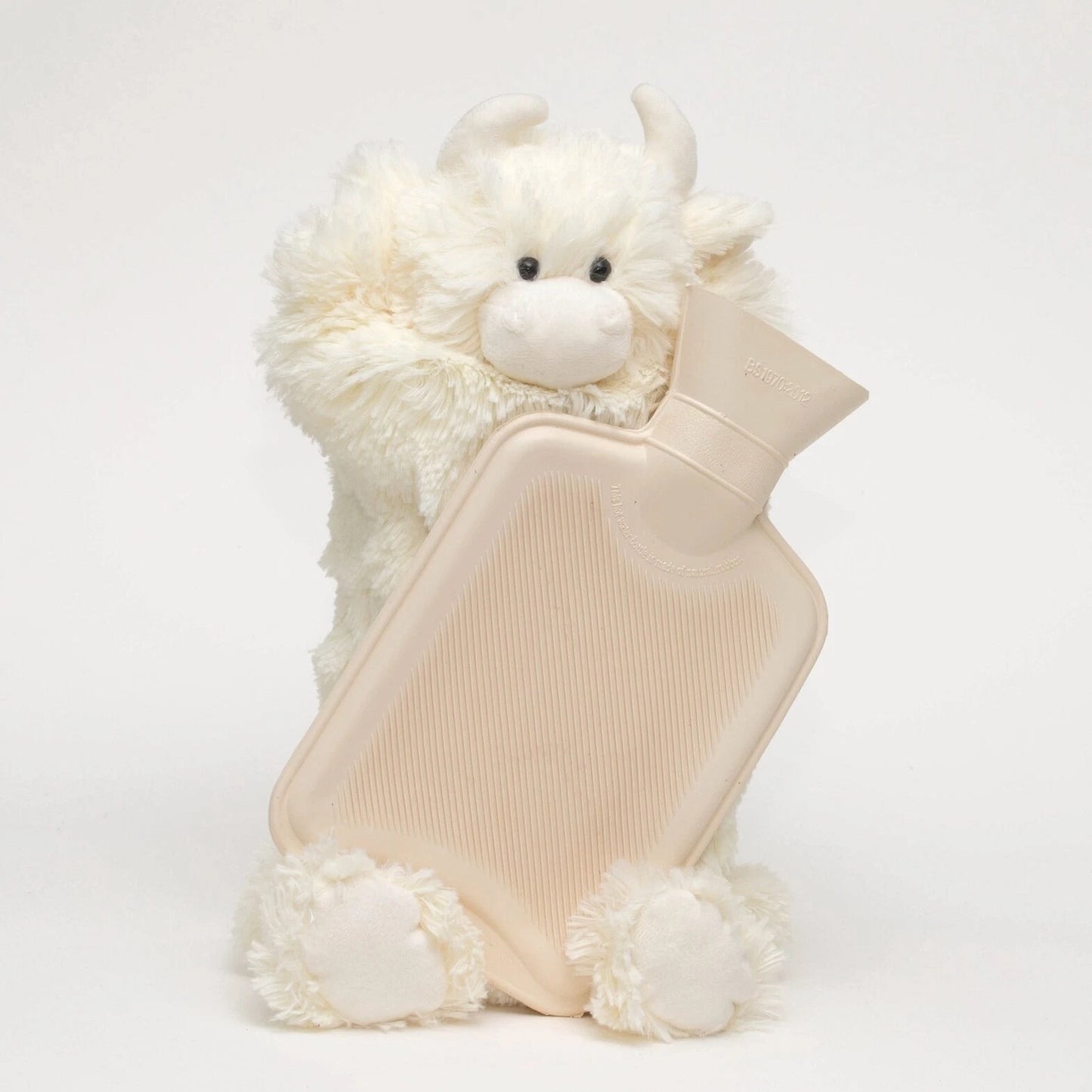 Jomanda Highland Cow Pyjama Case/Hot Water Bottle Cream Case - 39cm