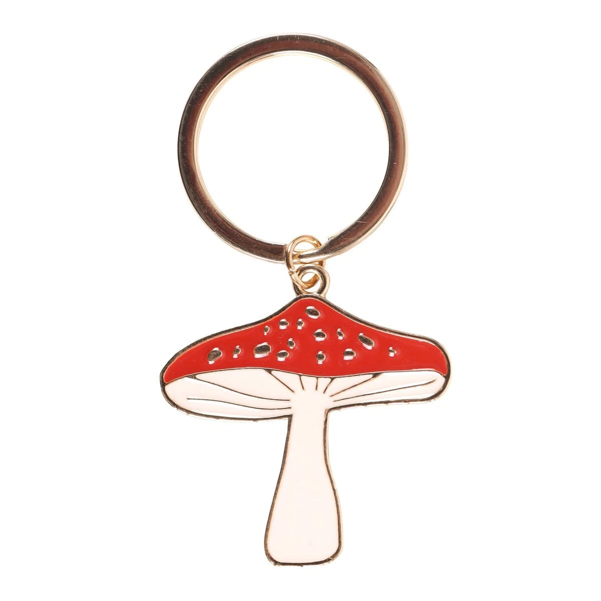 Lucky Toadstool - Enamel Keyring