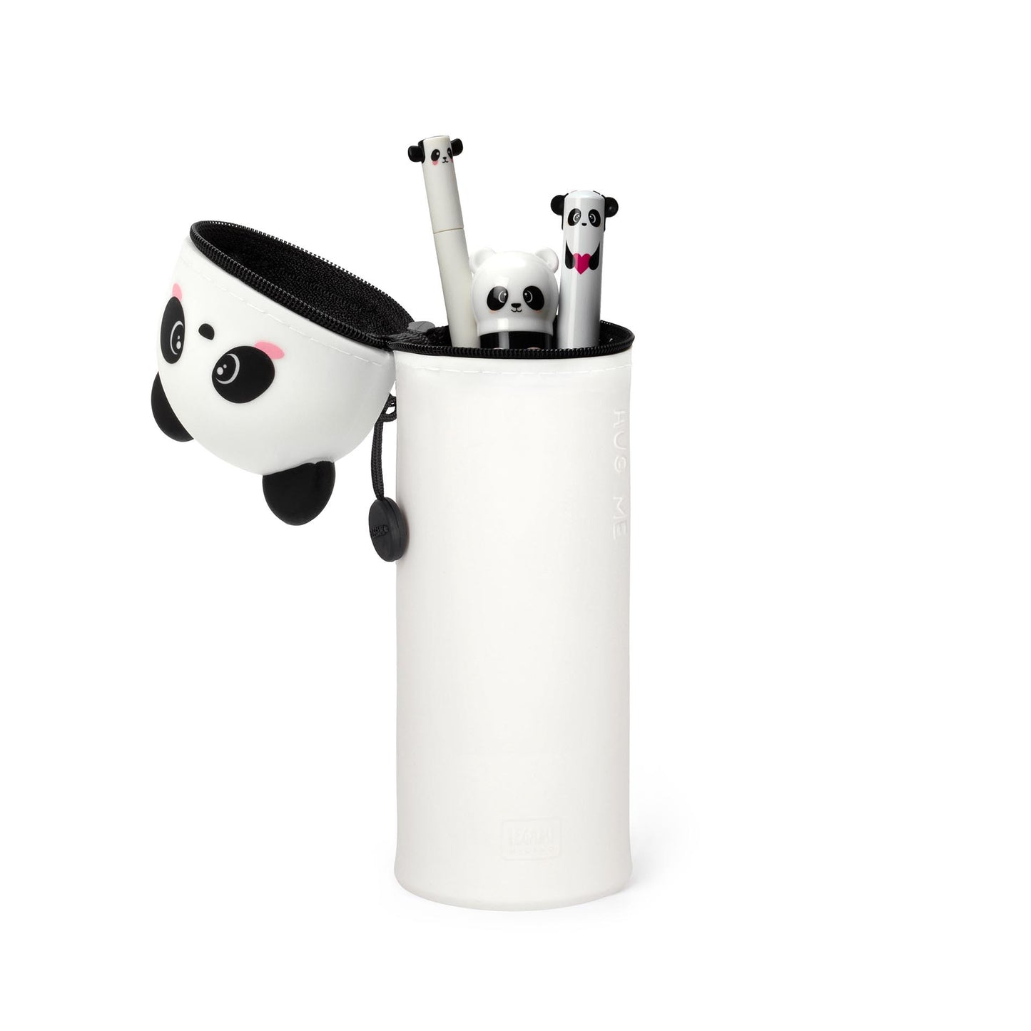 LEGAMI - 2-in-1 Soft Silicone Case - Kawaii Pencil Case - Panda