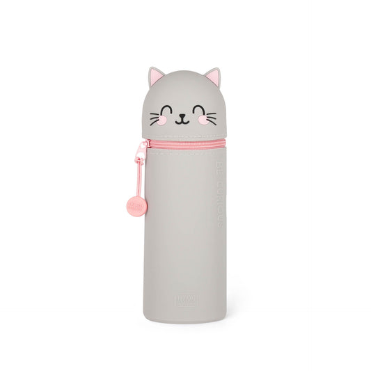 LEGAMI - 2-in-1 Soft Silicone Case - Kawaii Pencil Case - Kitty