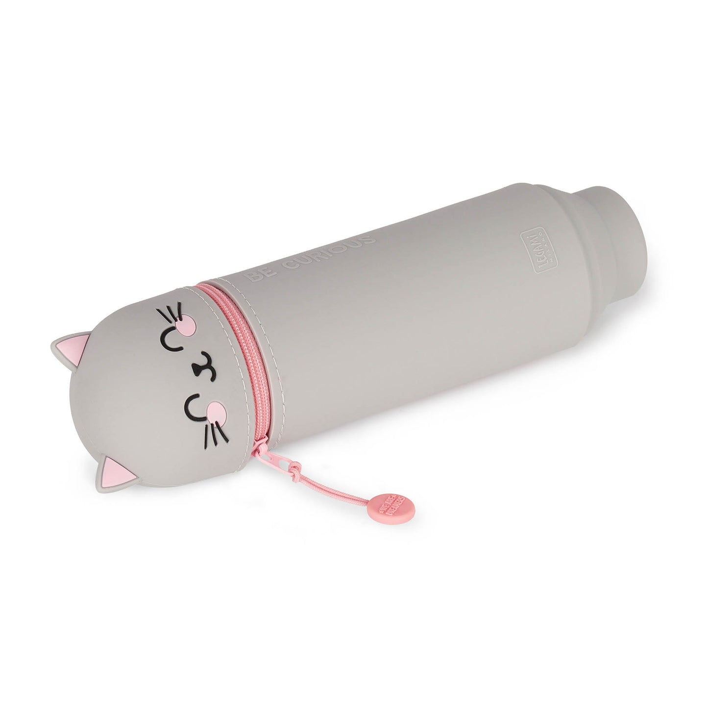 LEGAMI - 2-in-1 Soft Silicone Case - Kawaii Pencil Case - Kitty