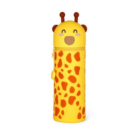 LEGAMI - 2-in-1 Soft Silicone Case - Kawaii Pencil Case - Giraffe