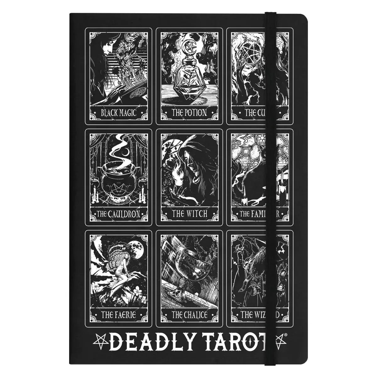 Deadly Tarot The Witch Compilation A5 Hard Cover Notebook