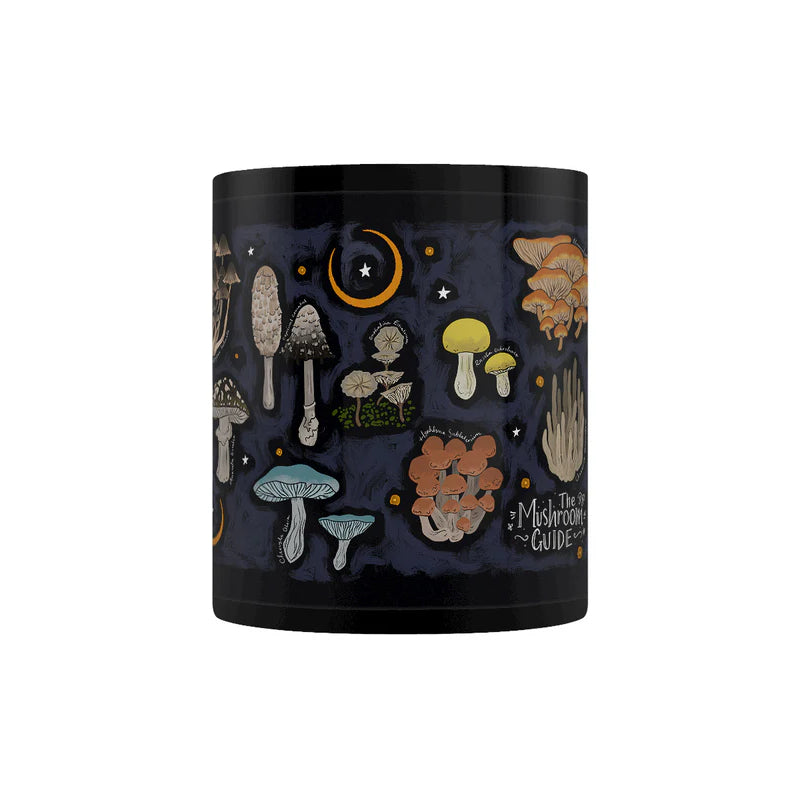 The Mushroom Guide Mug Panel Mug Black